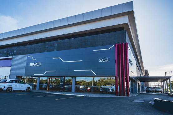 比亞迪與巴西最大汽車經銷商Saga集團合作 首家門店正式在巴西首都建成