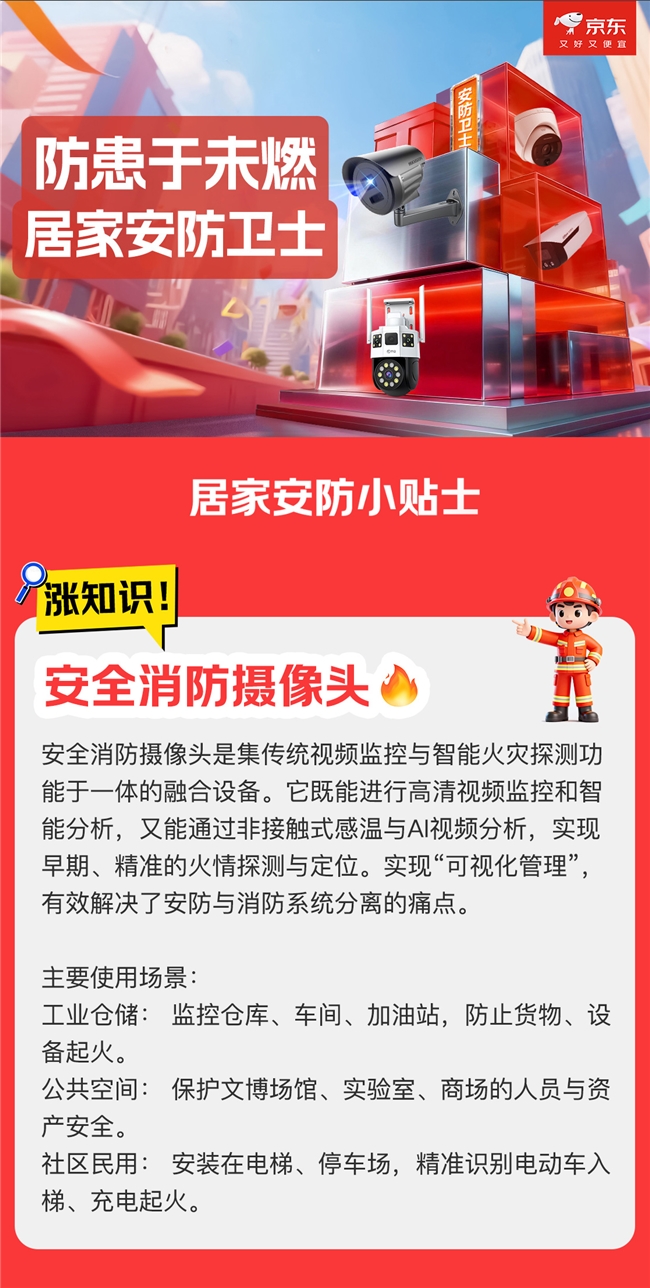 從防控意識到設(shè)備聯(lián)動牢筑家庭“防火墻” 京東攜手品牌上線防控專場